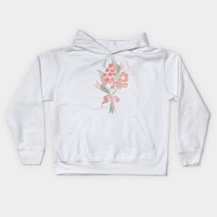 Soft Flower Bouquet Kids Hoodie